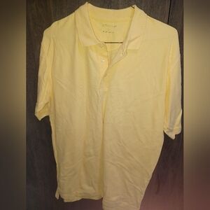 Croft & Barrow Light Yellow Polo Shirt